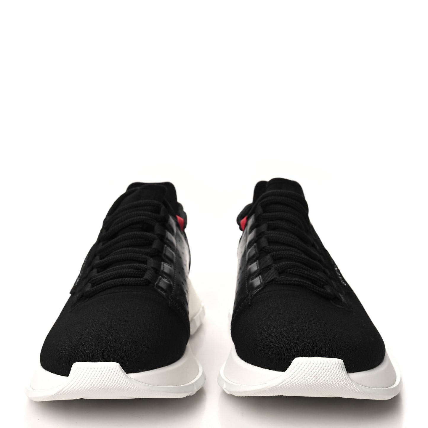 Neoprene Calfskin Spectre Low Runners Sneakers 40 Black