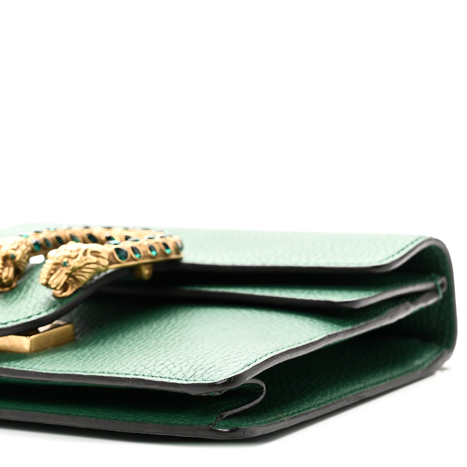 Gucci Calfskin Mini Dionysus Shoulder Bag Emerald 1842795