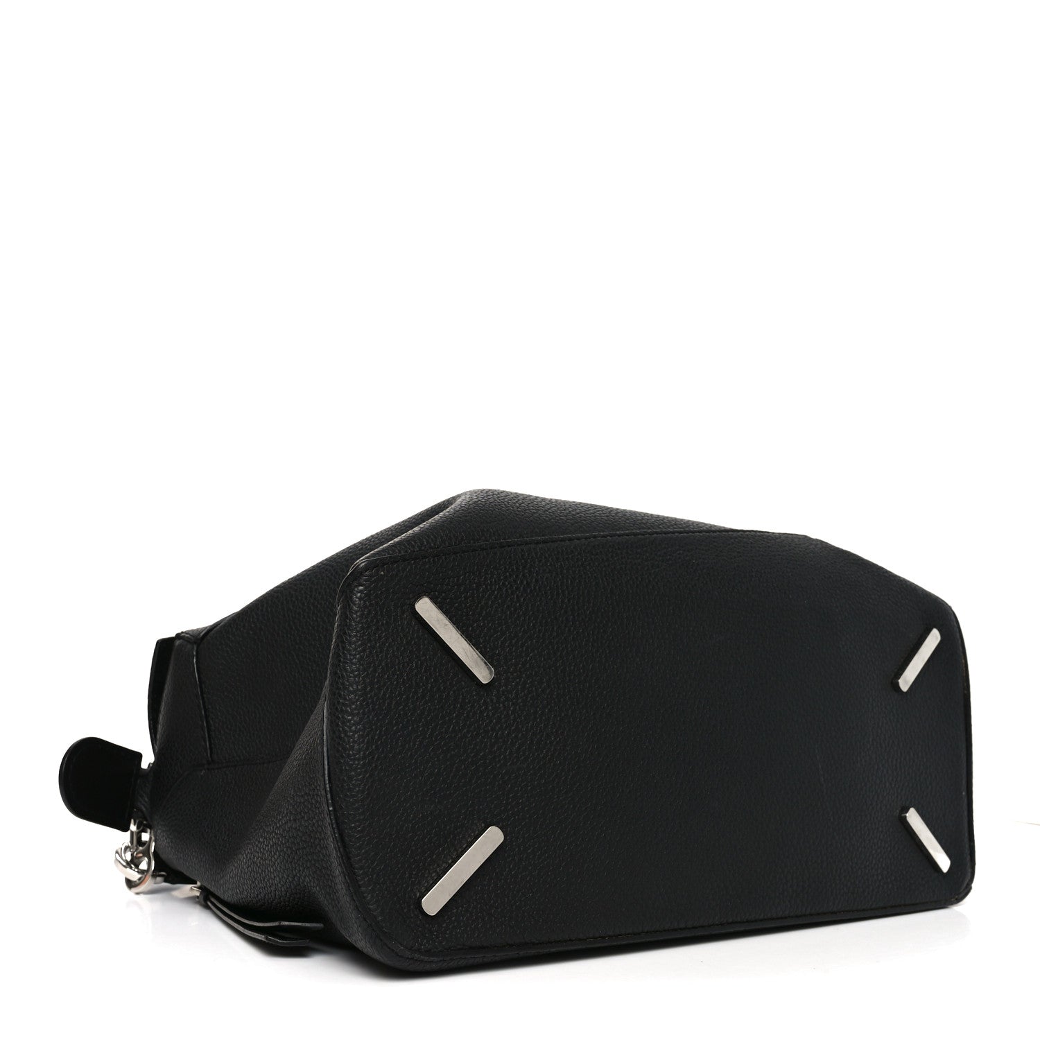 Loewe Grained Calfskin Large Puzzle Bag Black 4 of 9