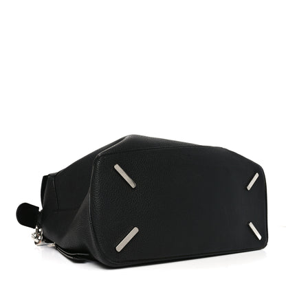 Loewe Grained Calfskin Large Puzzle Bag Black 4 of 9
