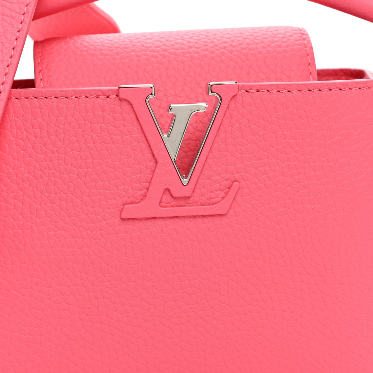 Louis Vuitton Taurillon Capucines Mini Pink 7 of 9