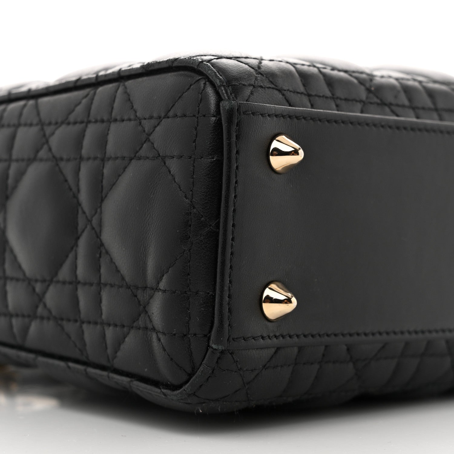 Christian Dior Lambskin Cannage Small My ABCDior Lady Dior Black 9 of 13