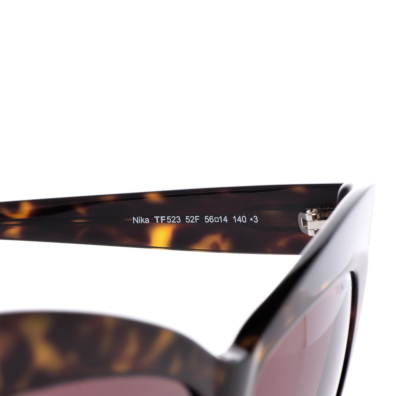 Tom Ford Nika Cat Eye Sunglasses TF523 Havana 6 of 7