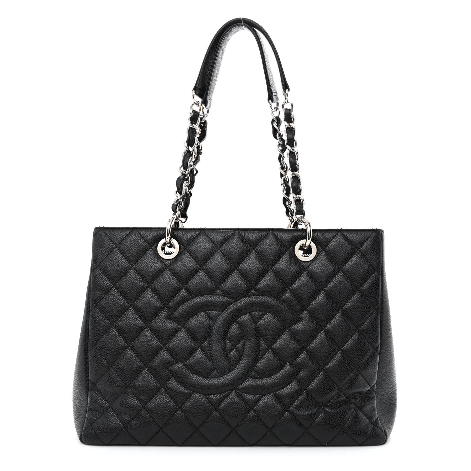 Chanel Caviar Quilted Grand Shopping Tote GST Black 1 of 11