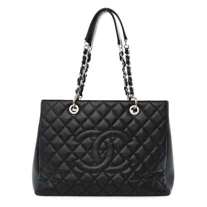 Chanel Caviar Quilted Grand Shopping Tote GST Black 1 of 11