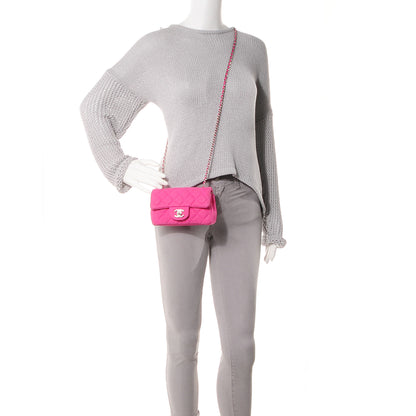 Chanel Iridescent Caviar Quilted Extra Mini Flap Pink 2 of 9