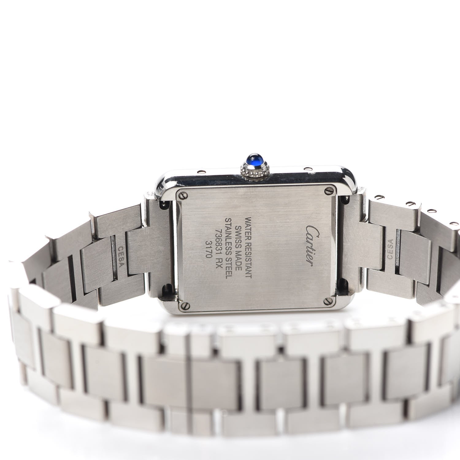 Cartier Stainless Steel 24mm Tank Solo Quartz Watch 4 of 7