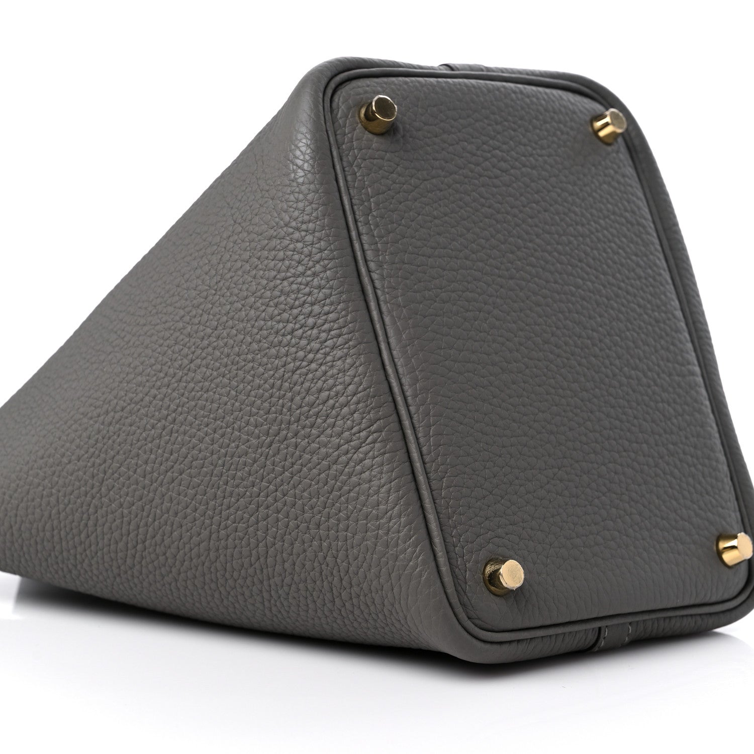 Hermes Taurillon Clemence Picotin Lock 18 PM Gris Meyer 8 of 10