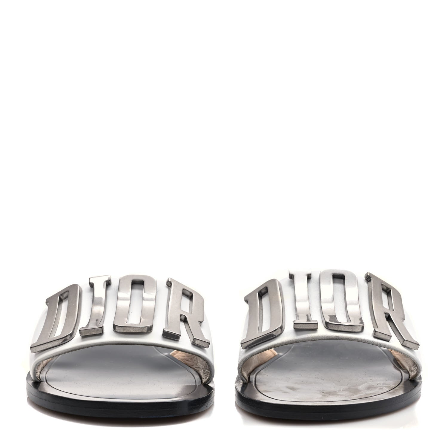 Christian Dior Calfskin Dio(r)evolution 10mm Slide Sandals 37 Off White 2 of 8