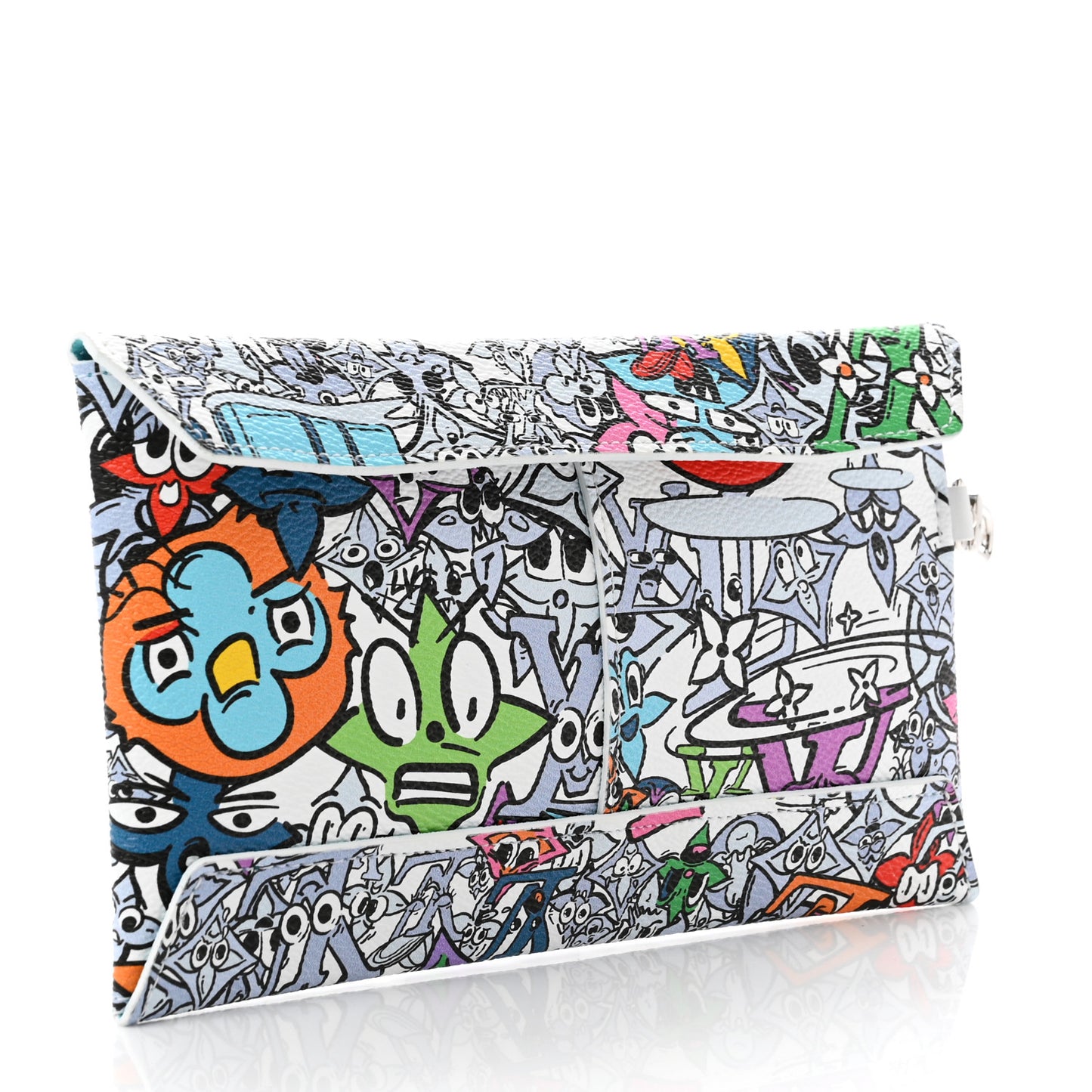 Monogram Comics Medium Trio Envelope Pouch Multicolor