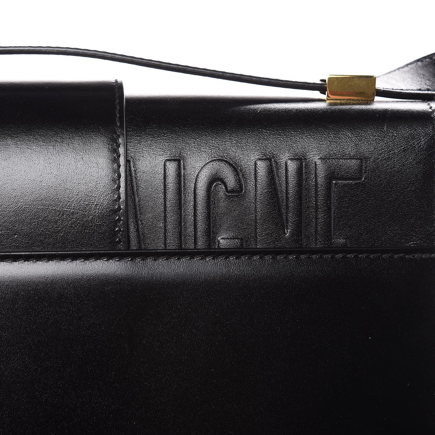 Smooth Calfskin 30 Montaigne Flap Bag Black