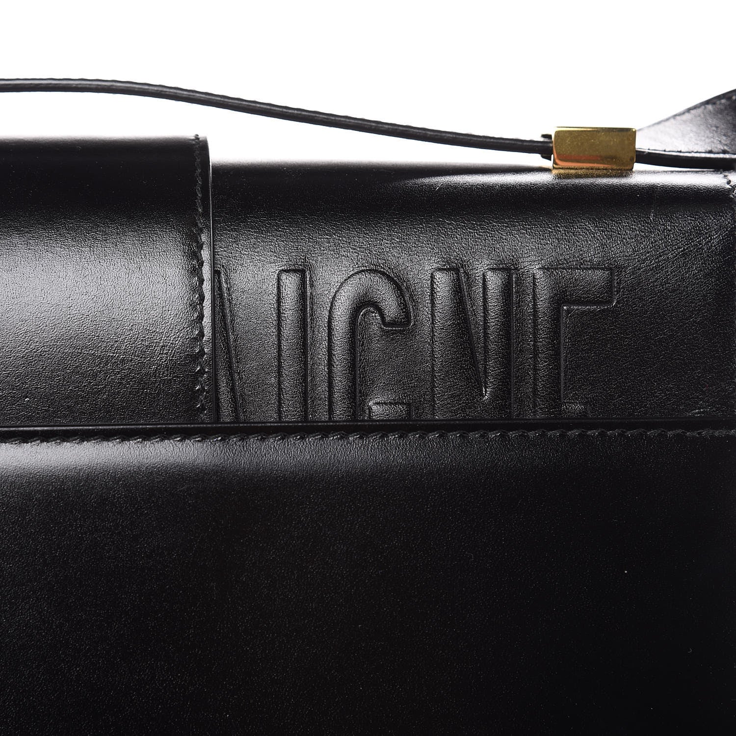 Christian Dior Smooth Calfskin 30 Montaigne Flap Bag Black 10 of 11