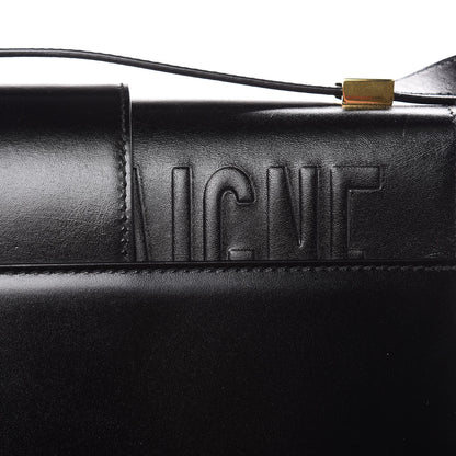 Christian Dior Smooth Calfskin 30 Montaigne Flap Bag Black 10 of 11