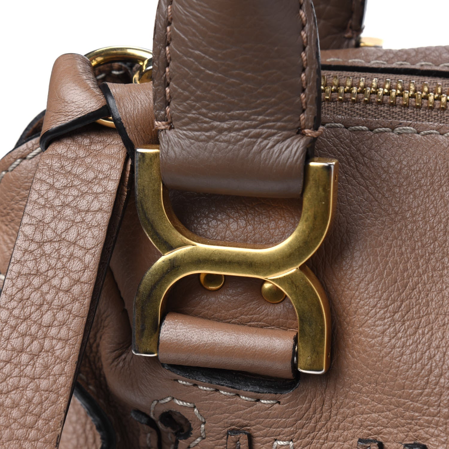 Chloe Calfskin Medium Marcie Satchel Nut 18 of 19