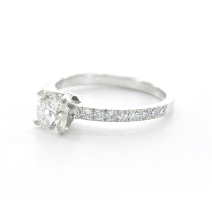Tiffany Platinum .70 Carat Diamond Engagement Ring 5.5 1 of 9