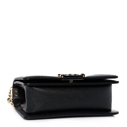 Chanel Caviar Chevron Quilted Small Boy Flap Black 4 of 13