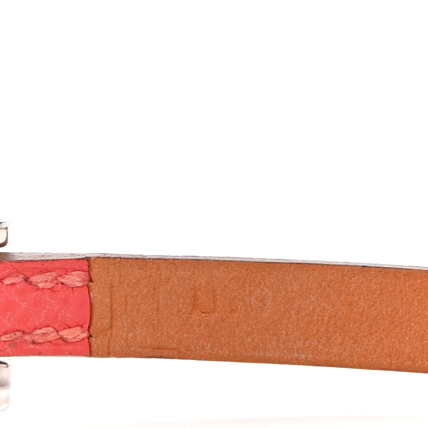 Epsom Hapi 3 MM Triple Tour Wrap Bracelet L Rose Jaipur