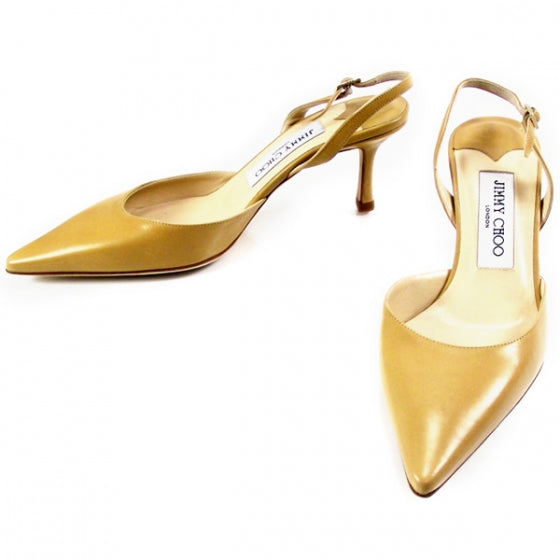 Leather Slingback Pumps 36