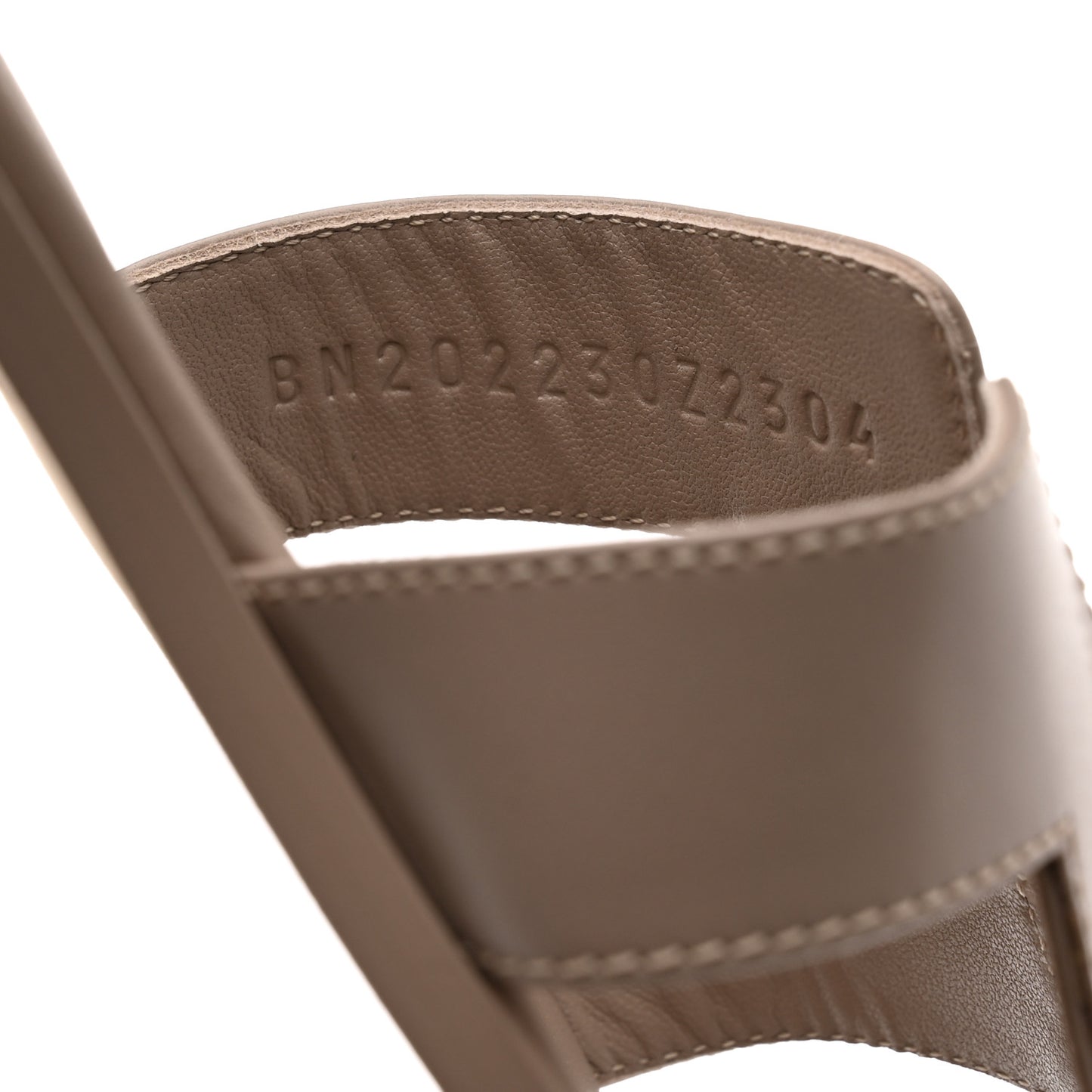 Box Calfskin Oran Sandals 40 Beige Mastic