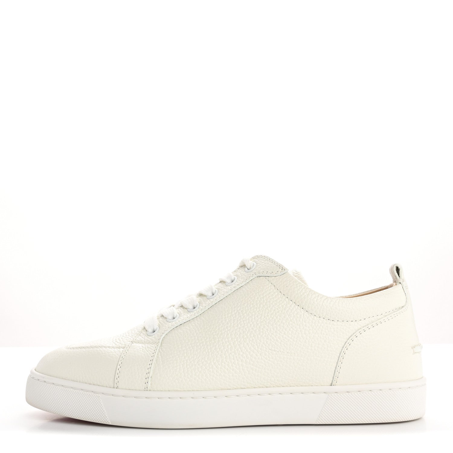 Christian Louboutin Grained Calfskin Rantulow Flat Sneakers 42 Latte 1 of 10
