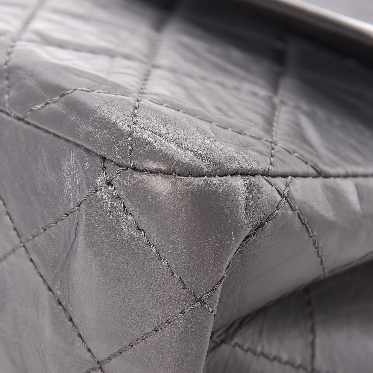 Chanel Aged Calfskin Quilted 2.55 Reissue 227 Flap Grey 14 of 23