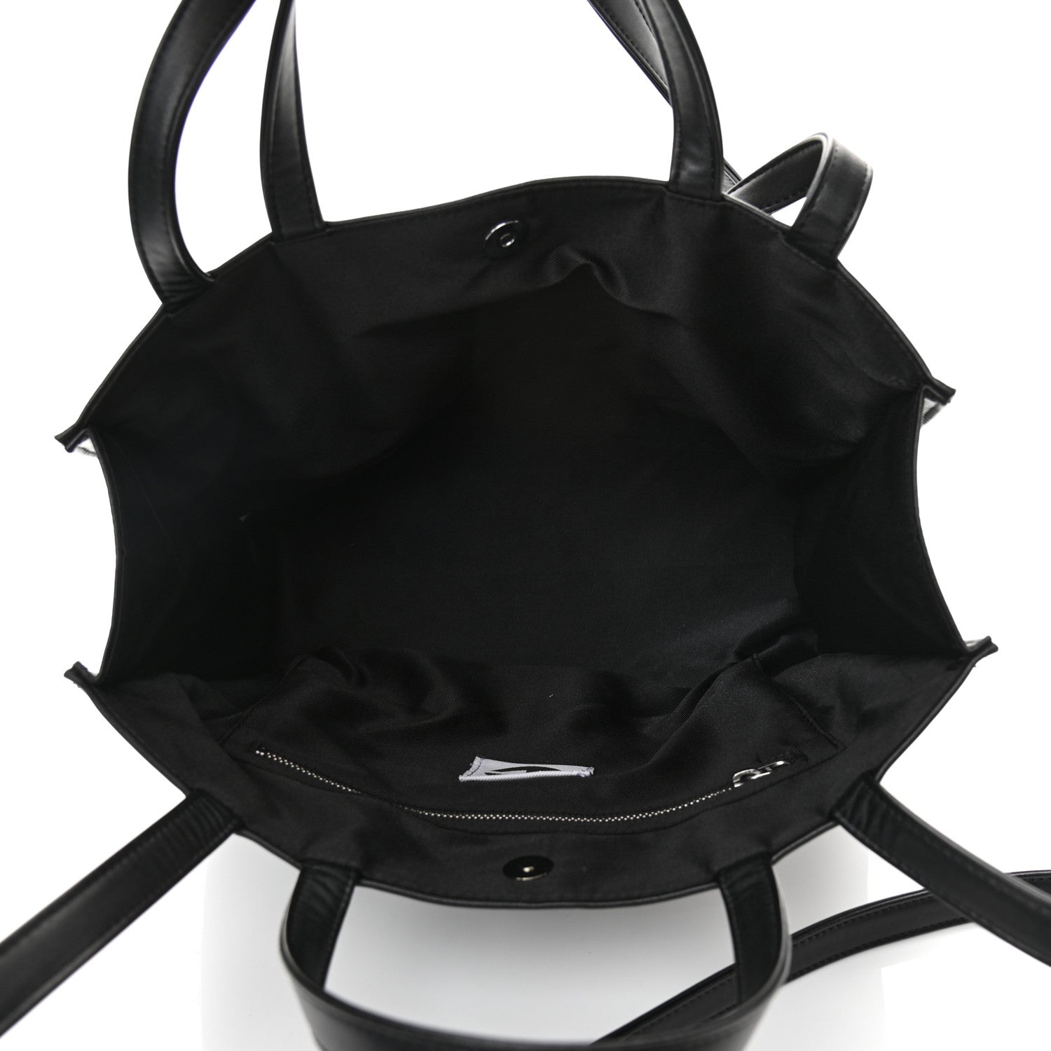 Telfar Vegan Leather Medium Shopping Bag Black 5 of 12