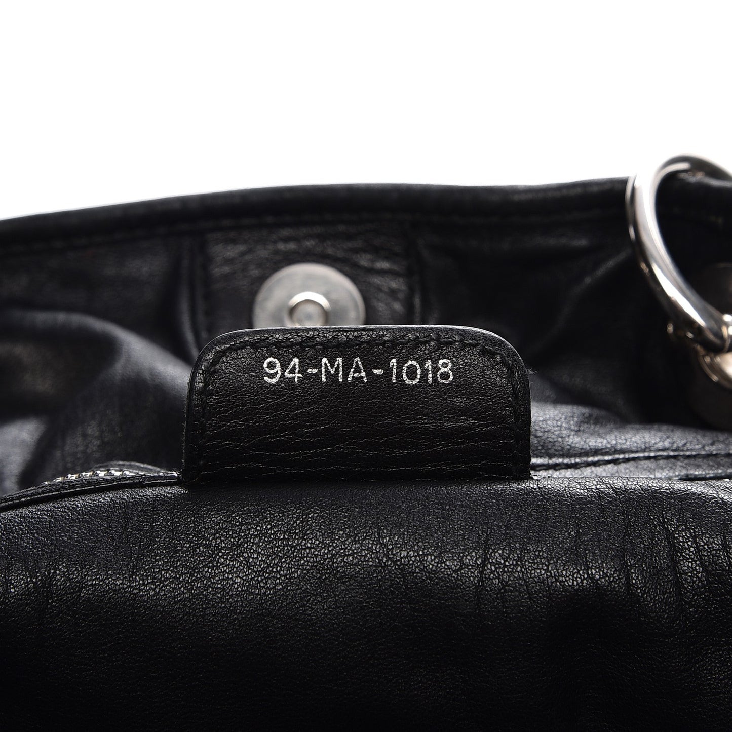 Lambskin Medium Dior Soft Tote Black