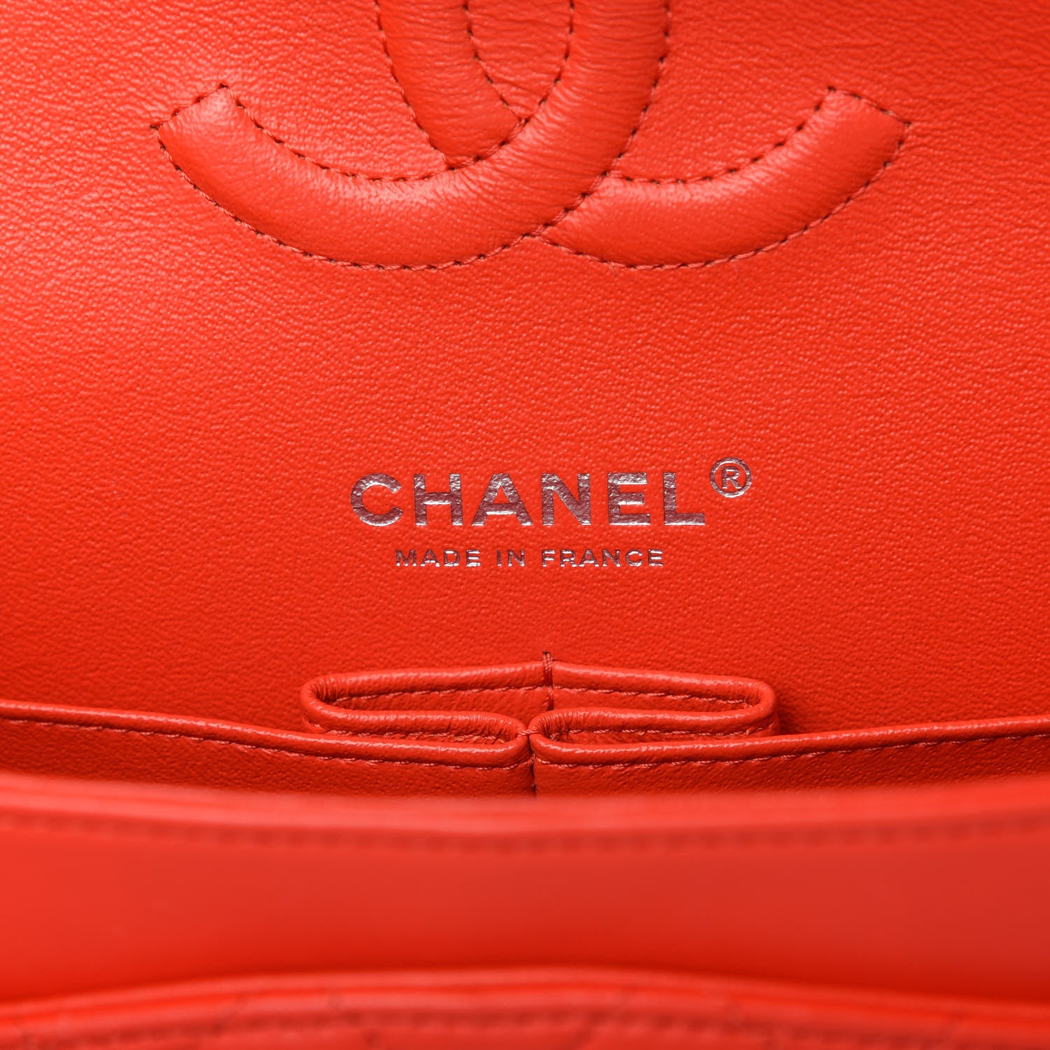 Chanel Lambskin Quilted Medium Double Flap Red 8 of 11