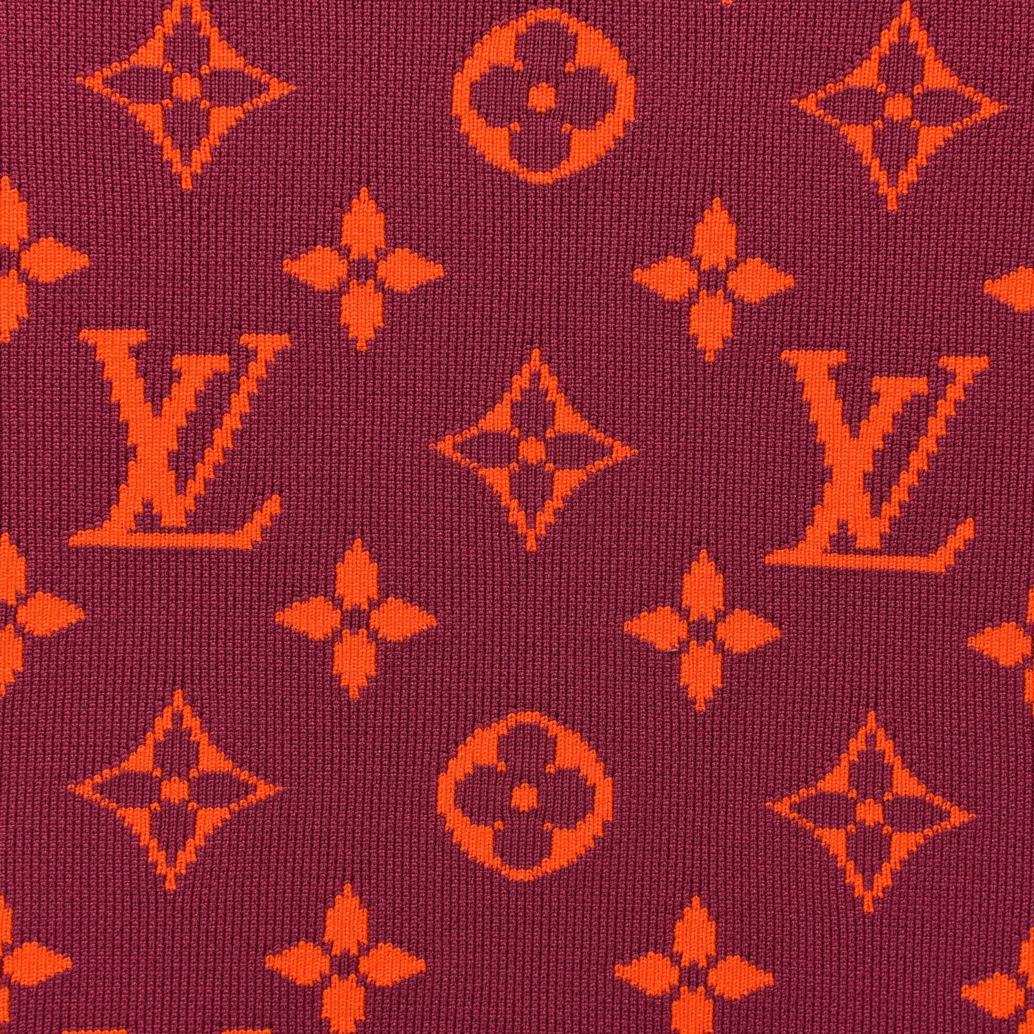 Louis Vuitton Knit Monogram Horizon Soft Duffle 55 Fuchsia 7 of 11