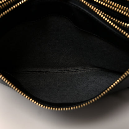 Celine Lambskin Small Trio Crossbody Bag Black 7 of 11