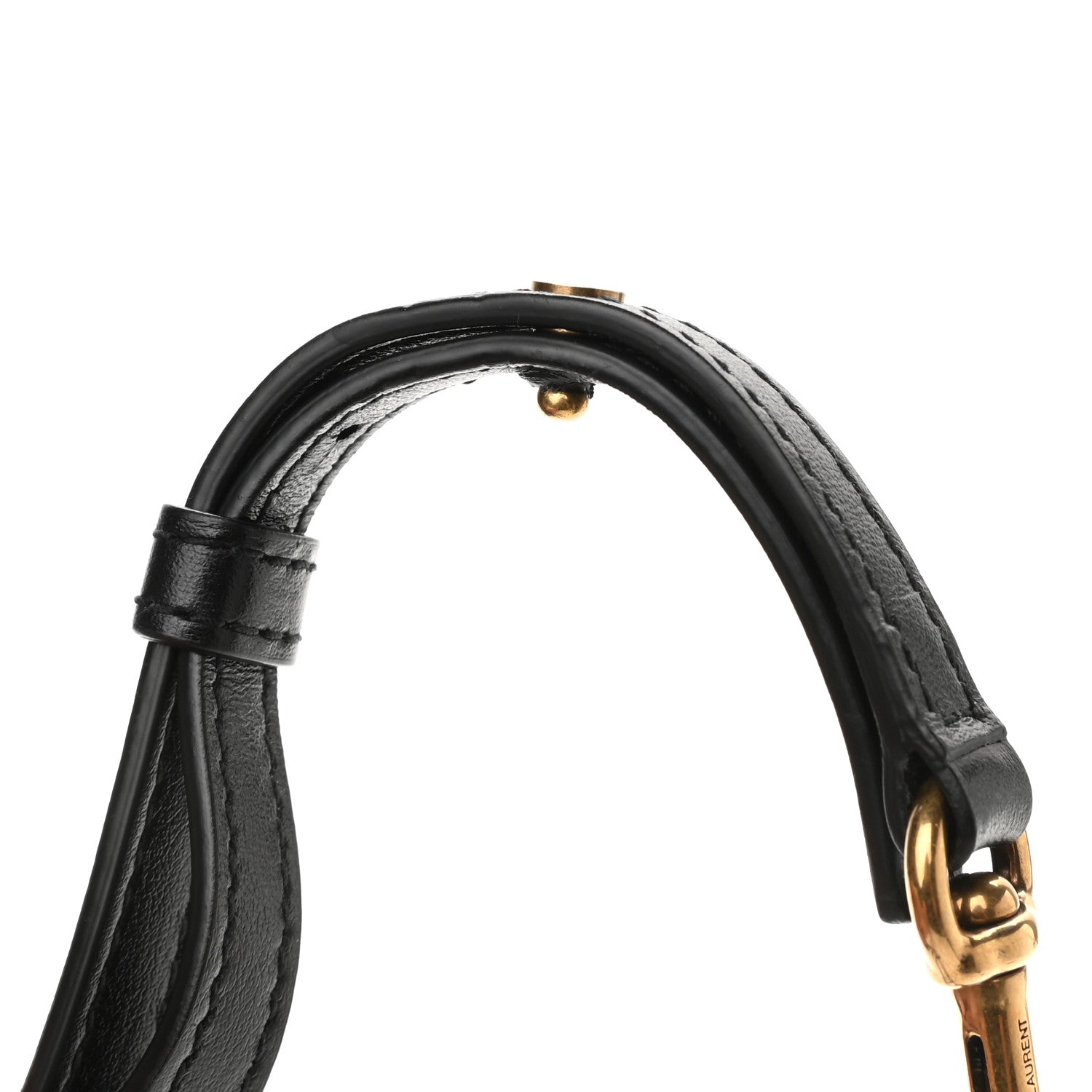 Saint Laurent Calfskin Y Quilted Monogram Toy Loulou Crossbody Bag Black 13 of 14