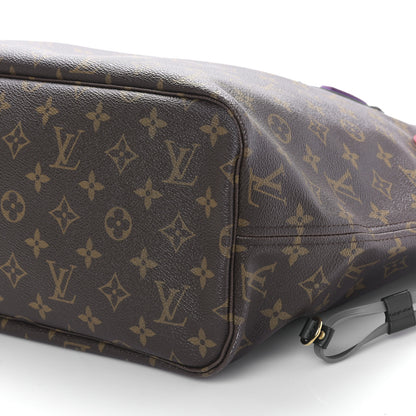 Louis Vuitton Monogram Totem Neverfull MM Magenta 8 of 8