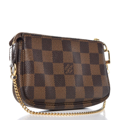 Louis Vuitton Damier Ebene Mini Pochette Accessories 3 of 10