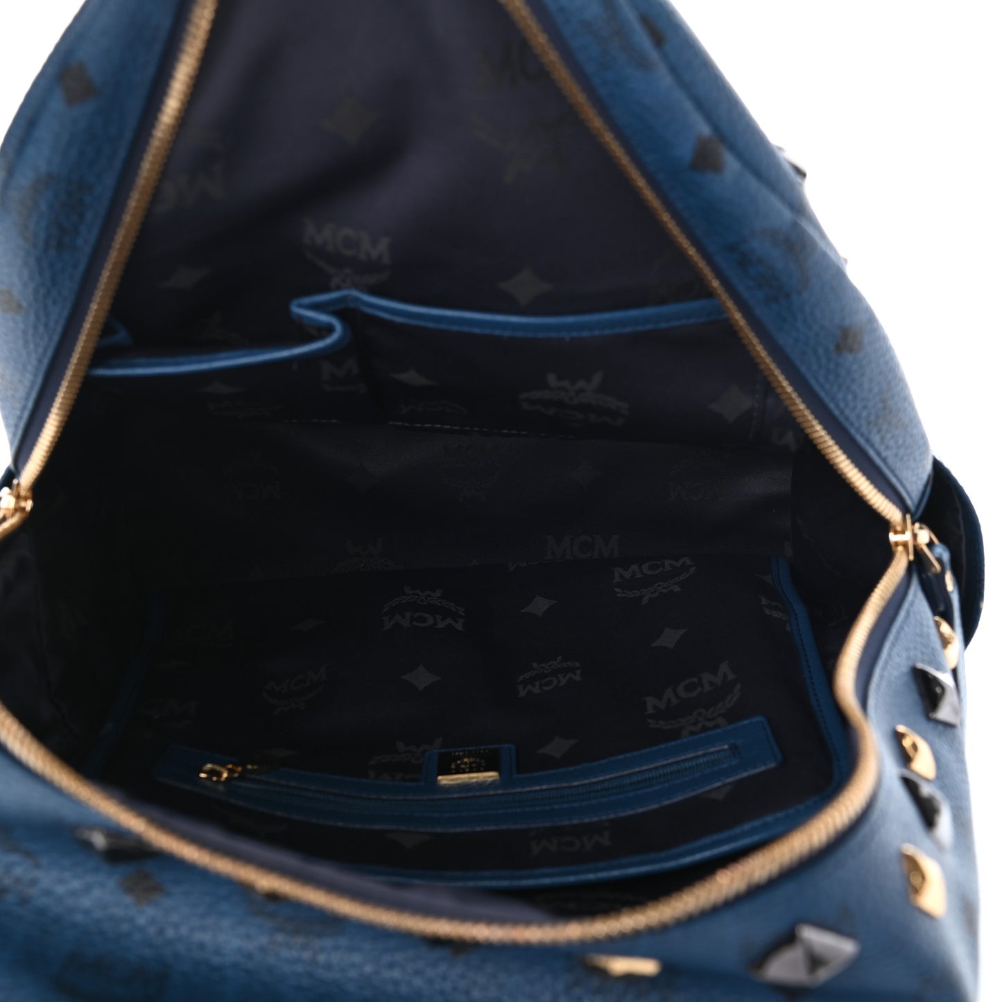 Visetos Studded Medium Stark M Backpack Blue