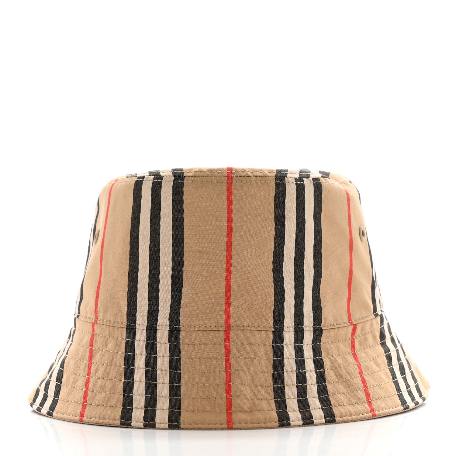 Burberry Technical Cotton Reversible Icon Stripe Bucket Hat L Archive Beige 6 of 11