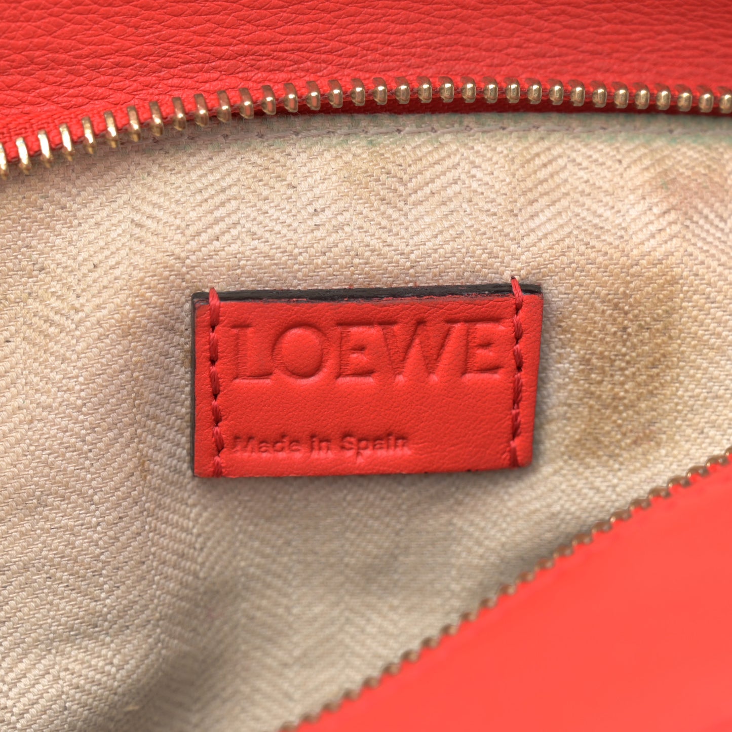 Calfskin Medium Puzzle Bag Scarlet