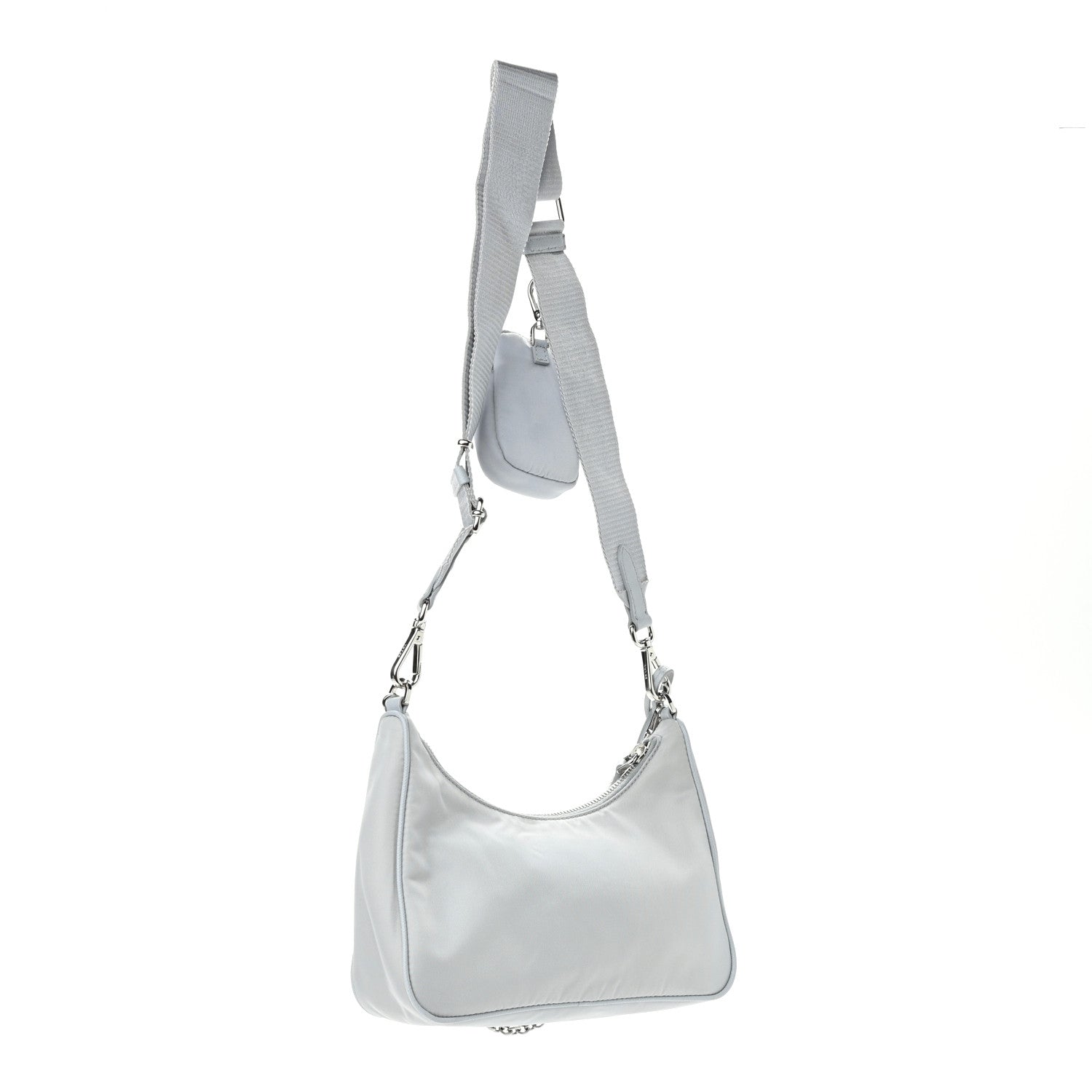 Prada Re-Nylon Saffiano Re-Edition 2005 Shoulder Bag Fiordaliso 2 of 9