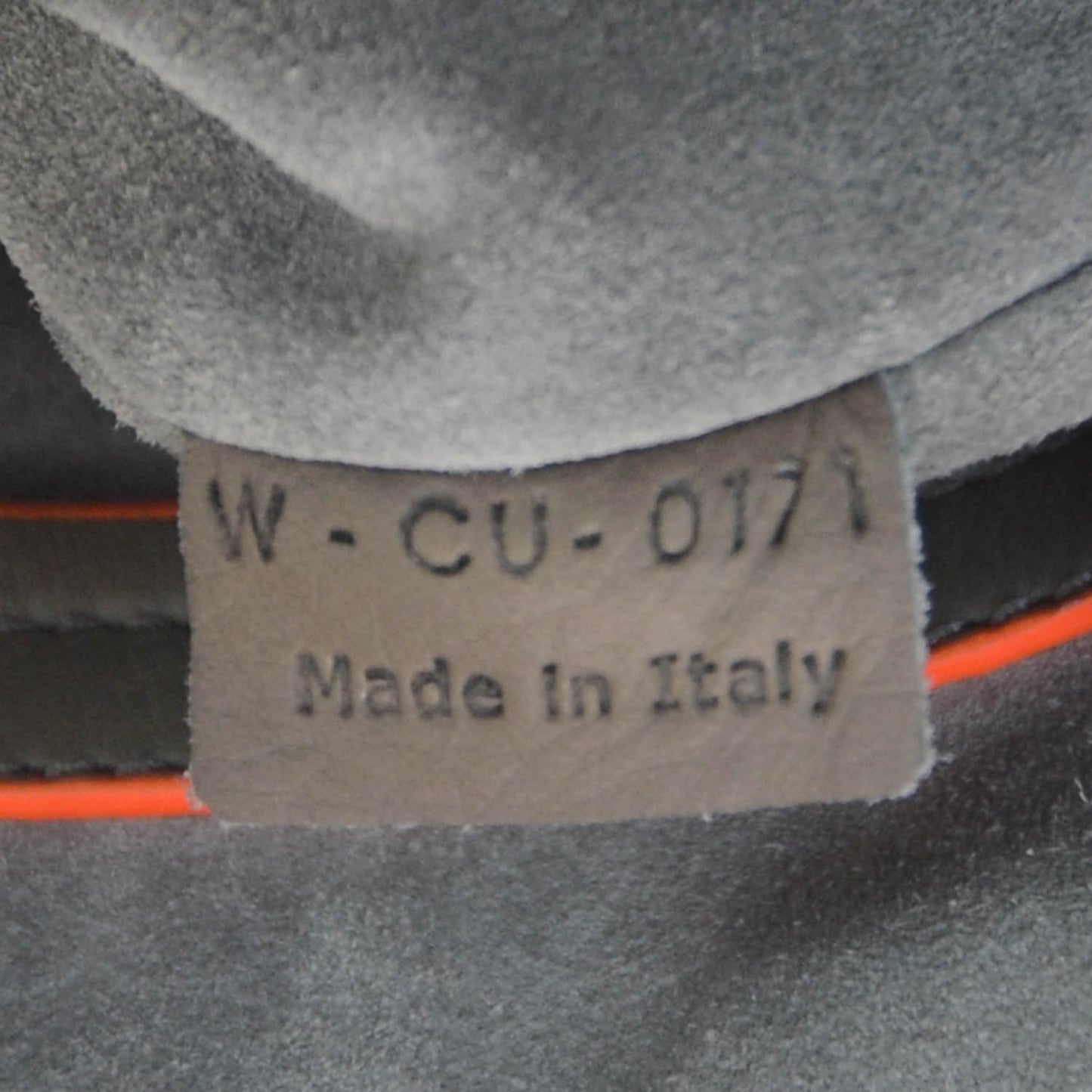 Smooth Calfskin Large Phantom Luggage Grey Orange