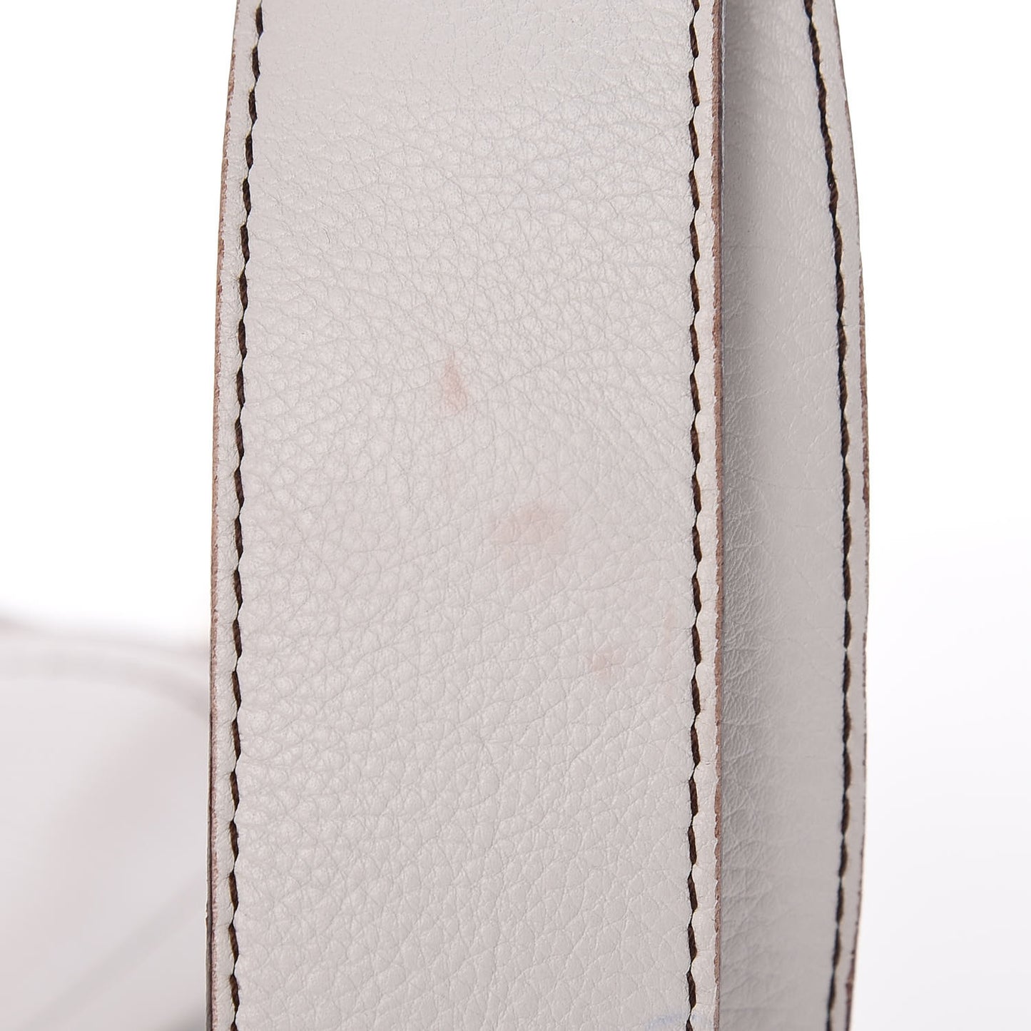 Calfskin Saddle Bag White
