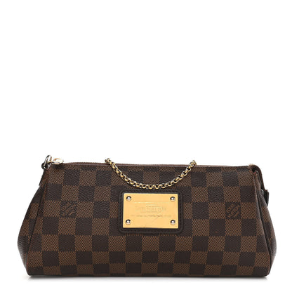 Louis Vuitton Damier Ebene Eva Clutch 1 of 10