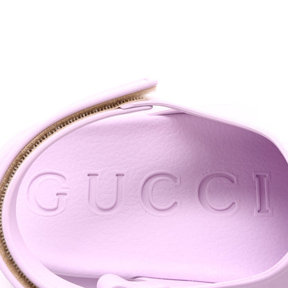 Gucci Soft Rubber Horsebit Touch Womens Strapped Sandals 40 Talc Pink 8 of 9