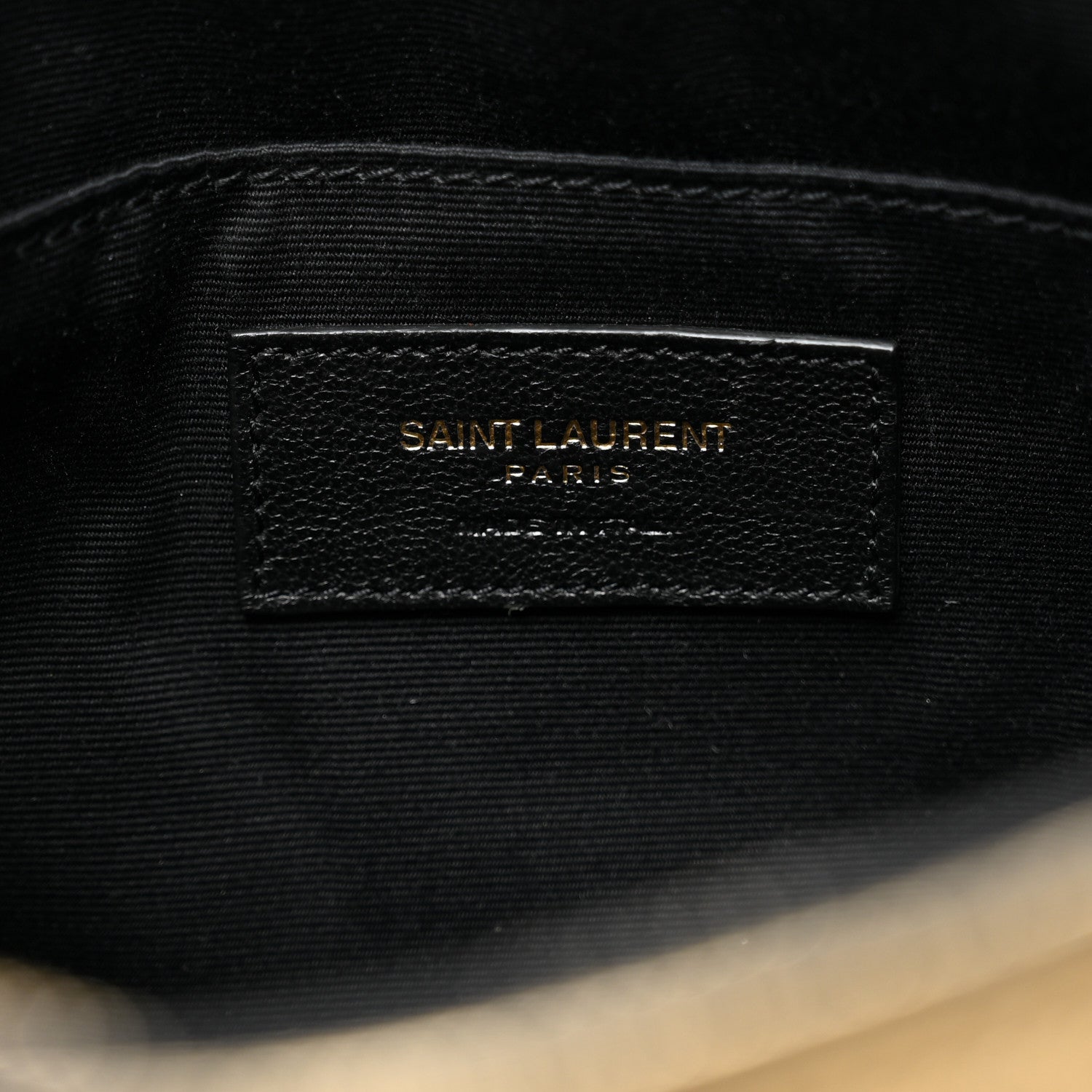Saint Laurent Calfskin Lame Monogram Small Lou Camera Bag Gold Olive 6 of 10