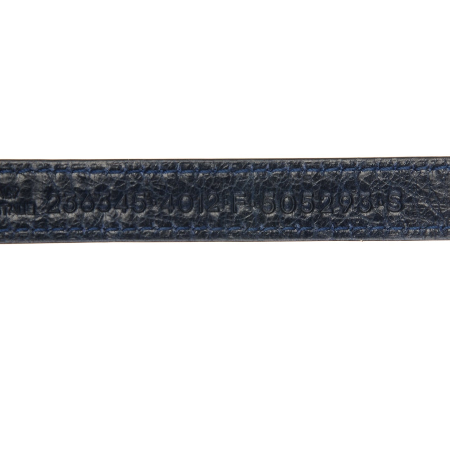 Agneau Giant 12 Gold Hardware Triple Tour Bracelet S Bleu Obscur