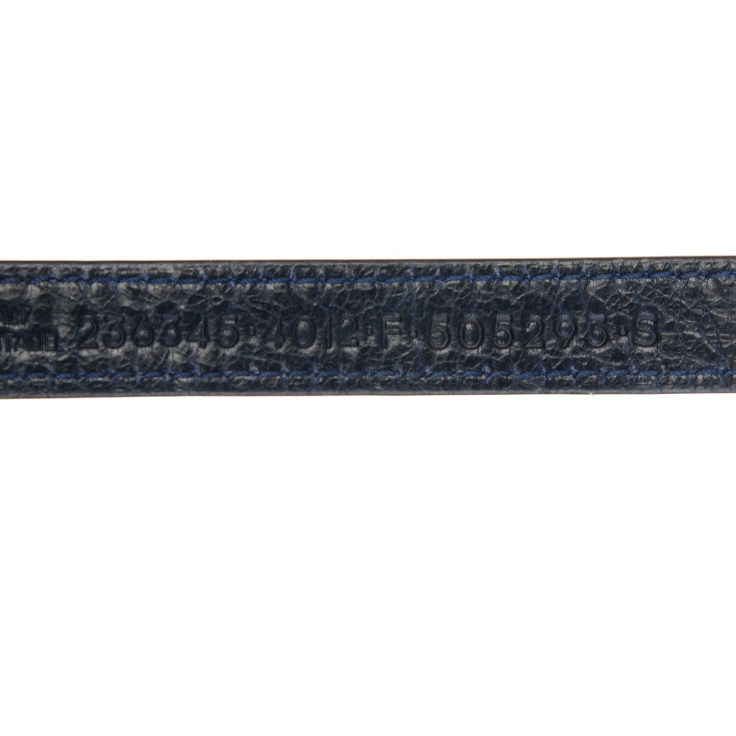 Balenciaga Agneau Giant 12 Gold Hardware Triple Tour Bracelet S Bleu Obscur 5 of 7