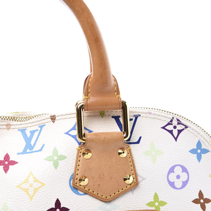 Louis Vuitton Monogram Multicolor Alma White 10 of 11