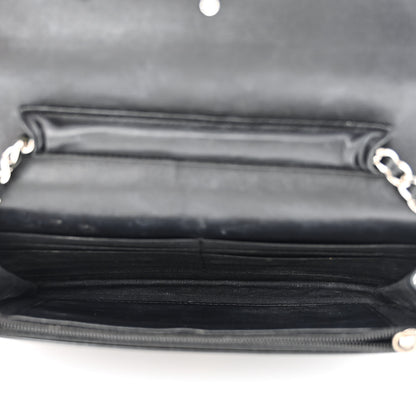 Chanel Patent Quilted Brilliant Wallet On Chain WOC Black 5 of 13
