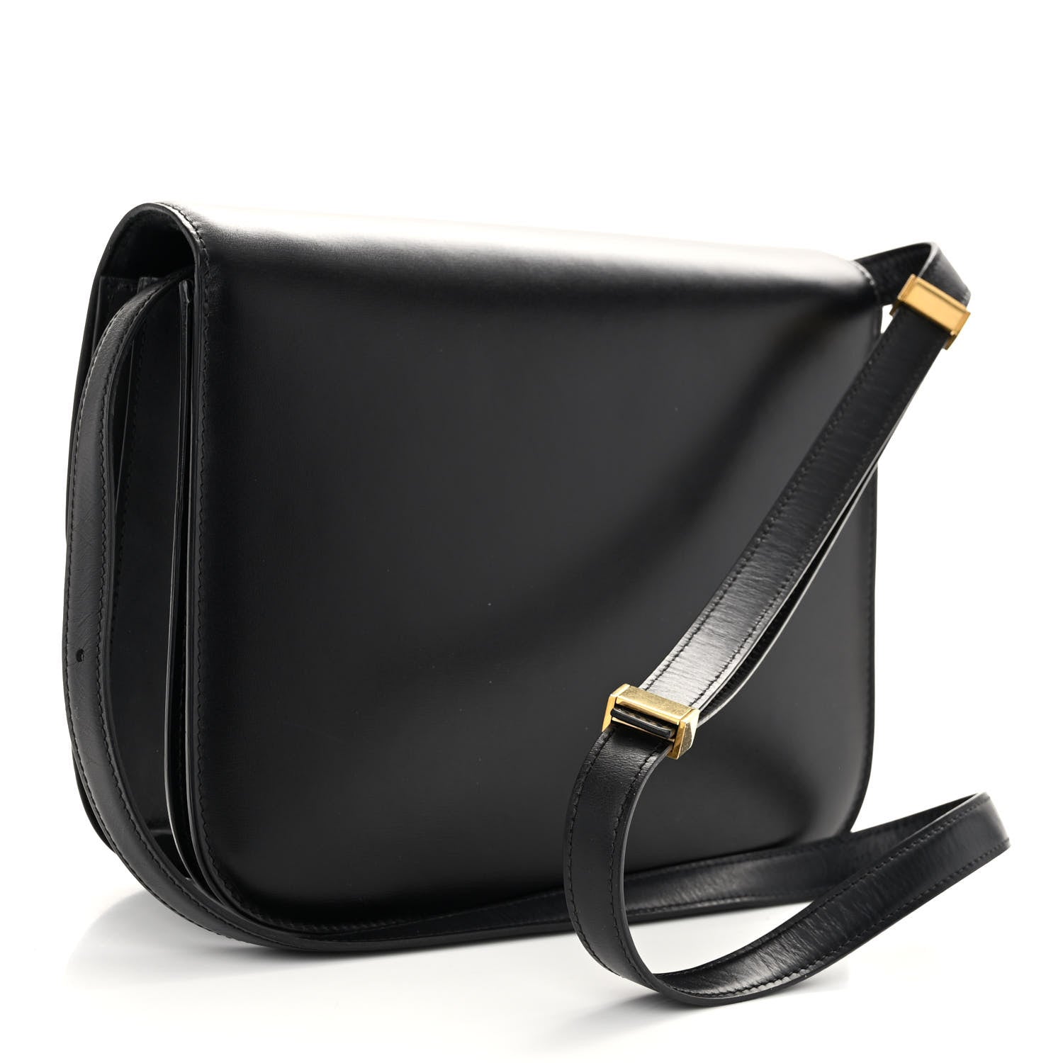 Celine Box Calfskin Medium Classic Box Flap Bag Black 3 of 14
