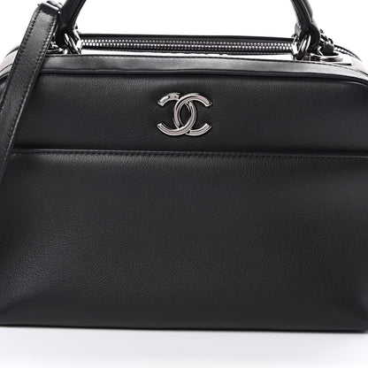 Chanel Calfskin Small Trendy CC Bowling Bag Black 8 of 11