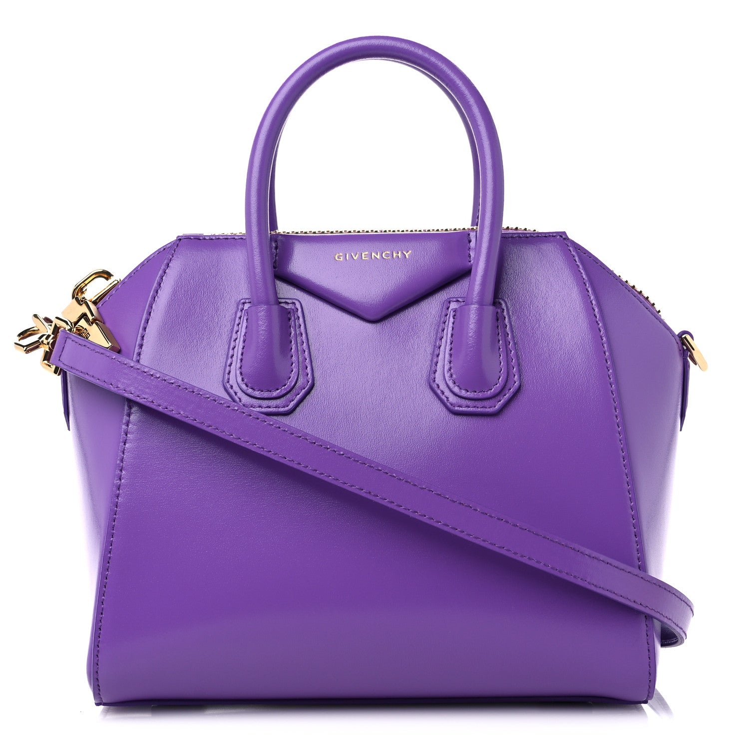 Givenchy Box Calfskin Mini Antigona Purple Dahlia 1 of 8