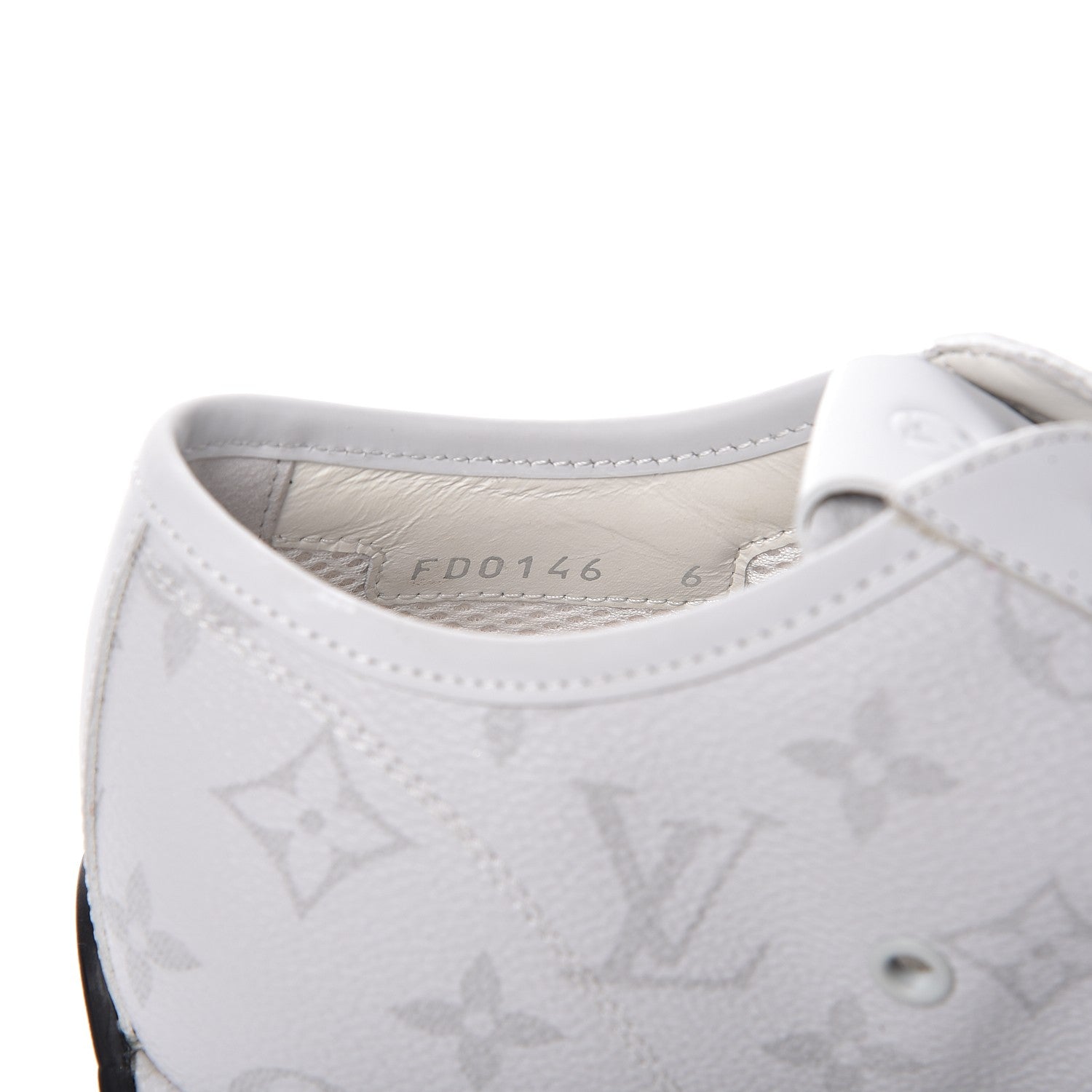 Louis Vuitton Calfskin Monogram Wilderness Sneaker 6 White 8 of 9